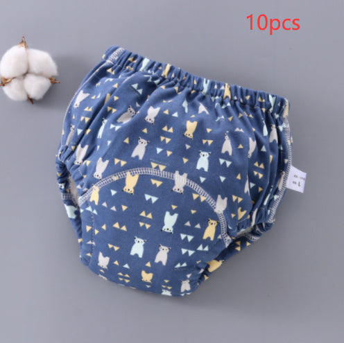 Reusable Baby Training Pants – Soft 6-Layer Washable Cover