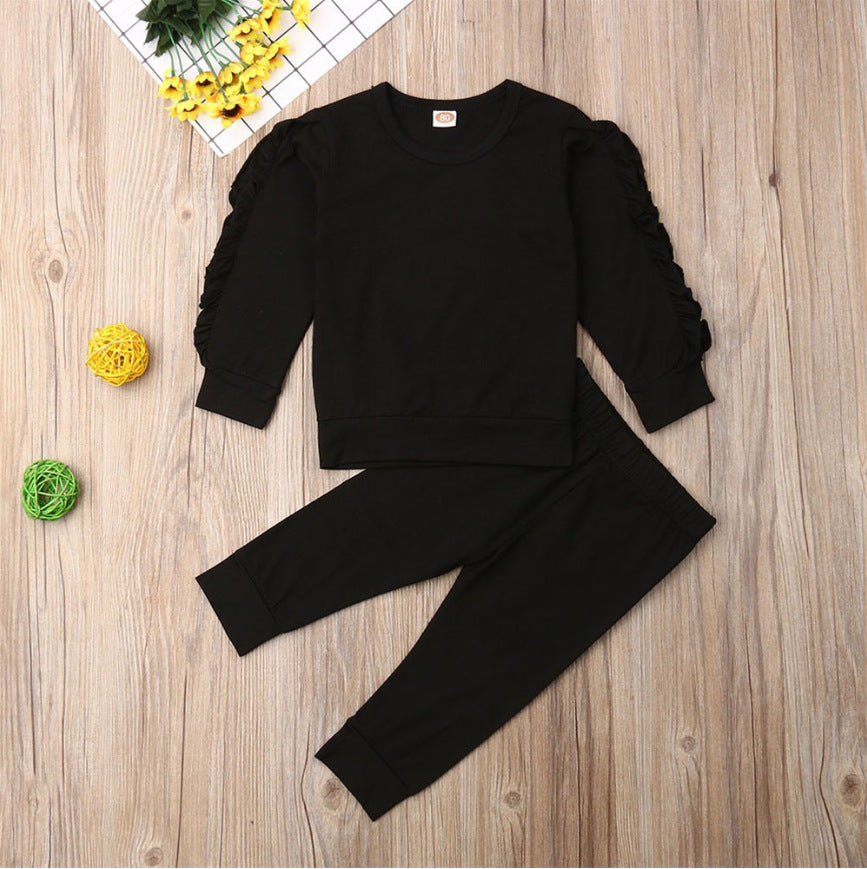 Baby Ruffle Jumper & Pants Set – 2 Piece Outfit