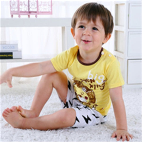 Cartoon Print Baby Outfit