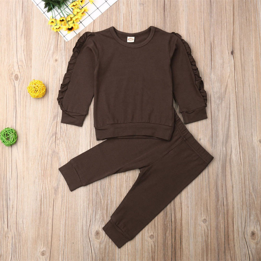 Baby Ruffle Jumper & Pants Set – 2 Piece Outfit