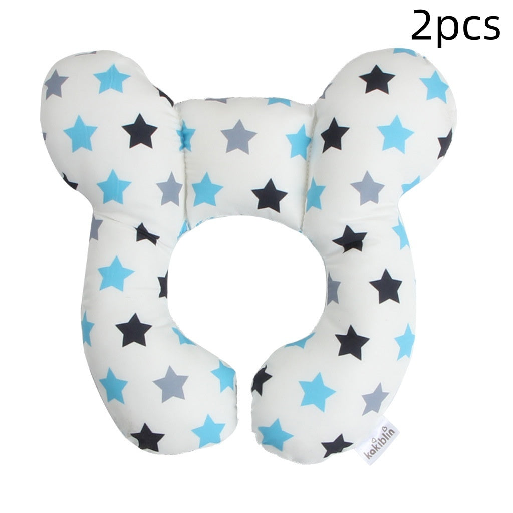 U-Shaped Baby Pillow – Neck & Head Support for Strollers & Car Seats