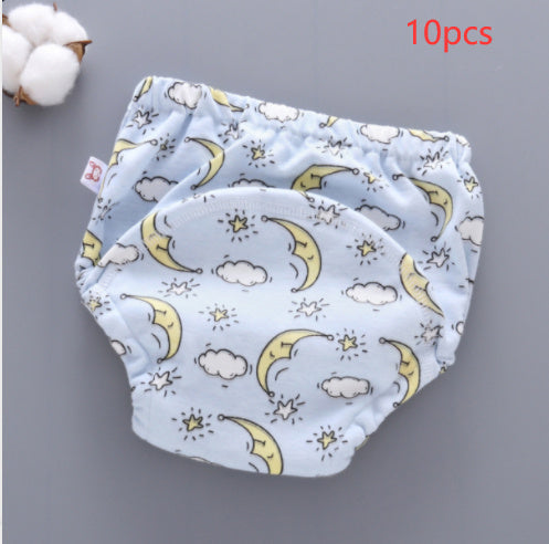 Reusable Baby Training Pants – Soft 6-Layer Washable Cover