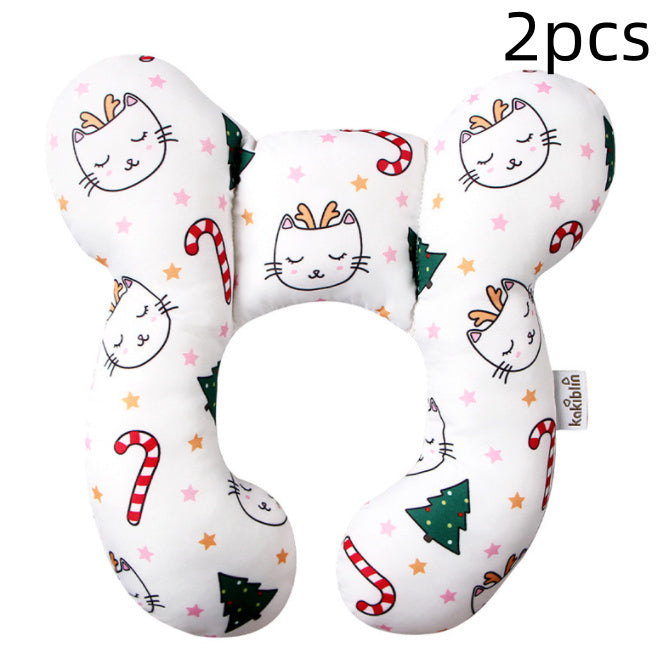 U-Shaped Baby Pillow – Neck & Head Support for Strollers & Car Seats