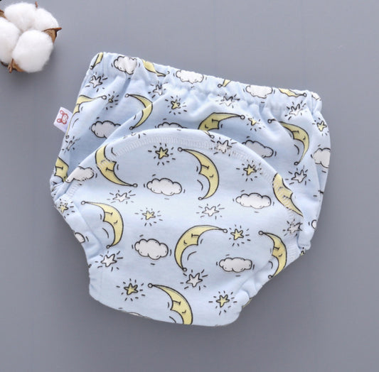 Reusable Baby Training Pants – Soft 6-Layer Washable Cover