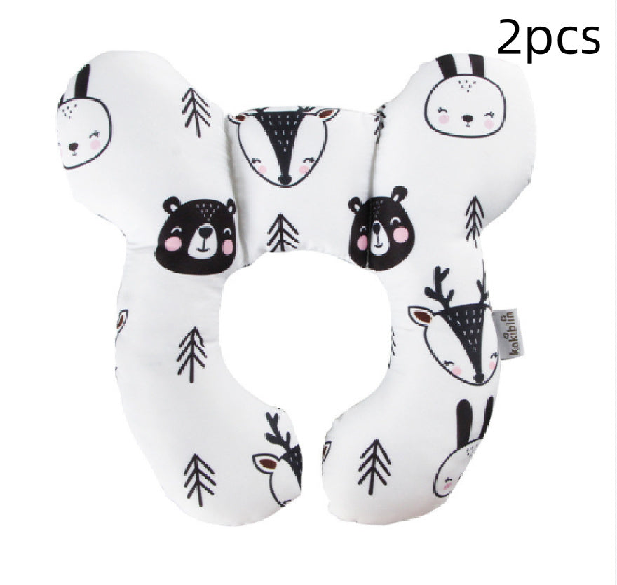 U-Shaped Baby Pillow – Neck & Head Support for Strollers & Car Seats
