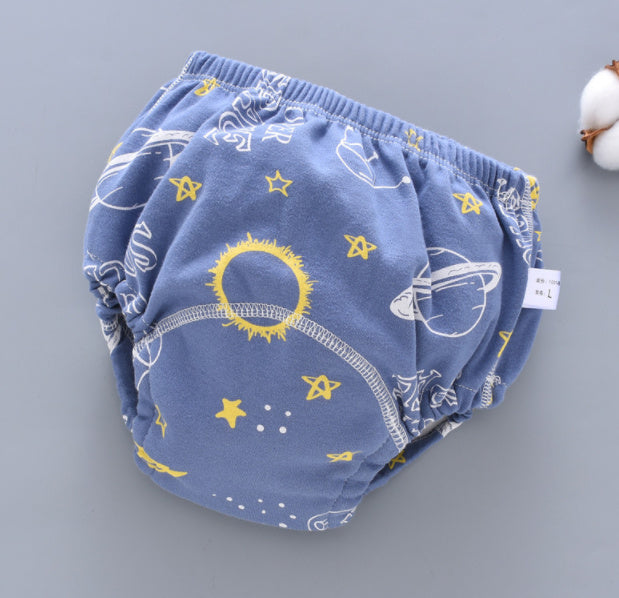 Reusable Baby Training Pants – Soft 6-Layer Washable Cover