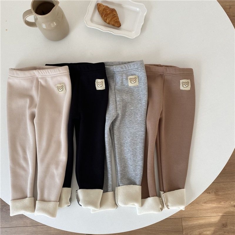Girls’ Fleece-Lined Leggings – Cozy Everyday Wear
