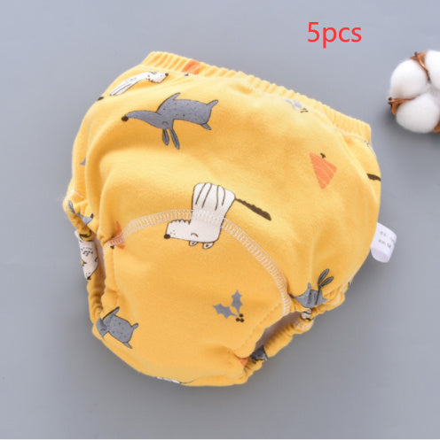 Reusable Baby Training Pants – Soft 6-Layer Washable Cover