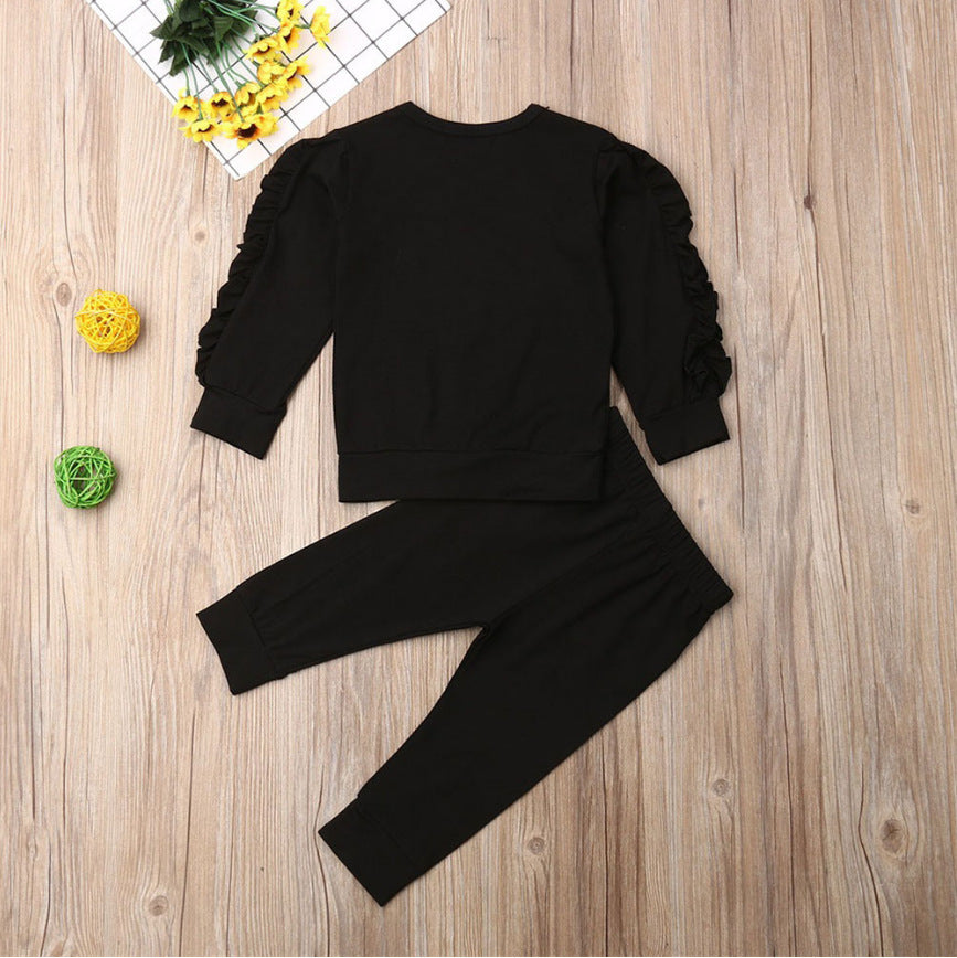 Baby Ruffle Jumper & Pants Set – 2 Piece Outfit