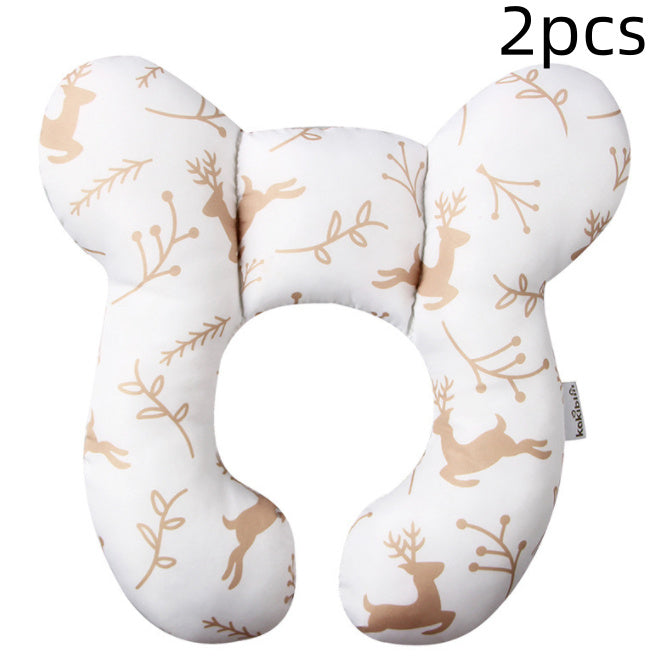 U-Shaped Baby Pillow – Neck & Head Support for Strollers & Car Seats