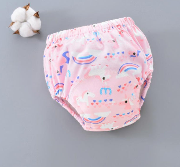 Reusable Baby Training Pants – Soft 6-Layer Washable Cover
