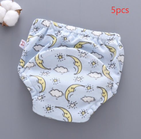 Reusable Baby Training Pants – Soft 6-Layer Washable Cover