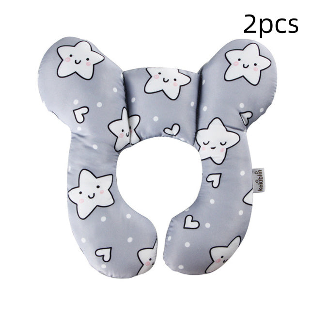 U-Shaped Baby Pillow – Neck & Head Support for Strollers & Car Seats