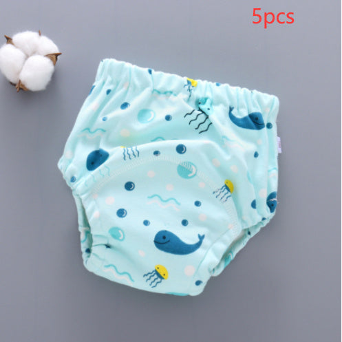 Reusable Baby Training Pants – Soft 6-Layer Washable Cover