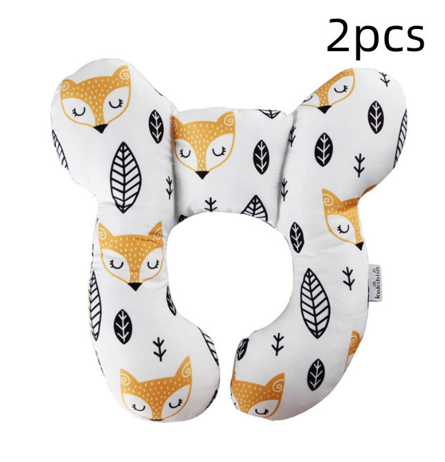 U-Shaped Baby Pillow – Neck & Head Support for Strollers & Car Seats