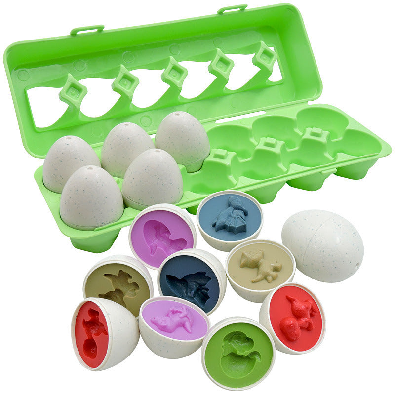 Montessori Egg Shape Sorting Toy – Children's Learning Game
