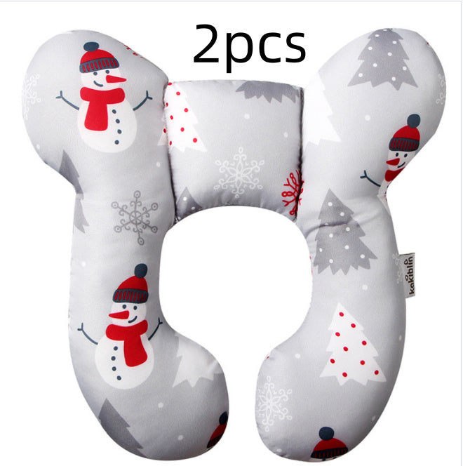 U-Shaped Baby Pillow – Neck & Head Support for Strollers & Car Seats