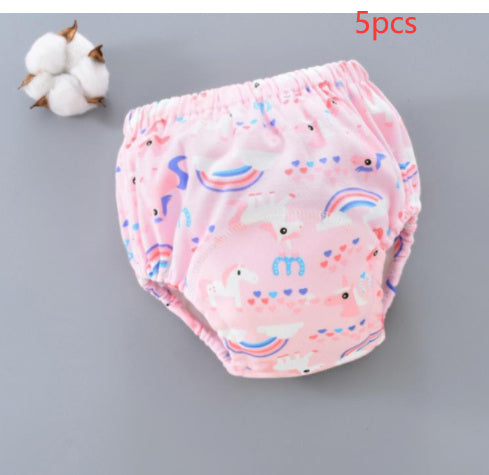 Reusable Baby Training Pants – Soft 6-Layer Washable Cover