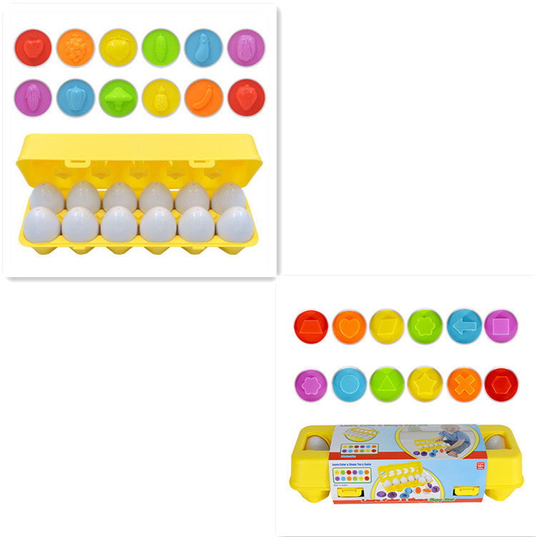Montessori Egg Shape Sorting Toy – Children's Learning Game