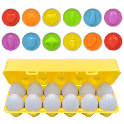 Montessori Egg Shape Sorting Toy – Children's Learning Game