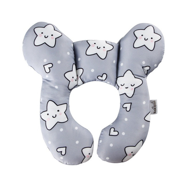 U-Shaped Baby Pillow – Neck & Head Support for Strollers & Car Seats