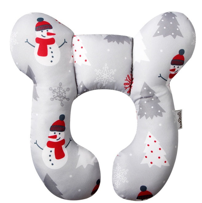U-Shaped Baby Pillow – Neck & Head Support for Strollers & Car Seats