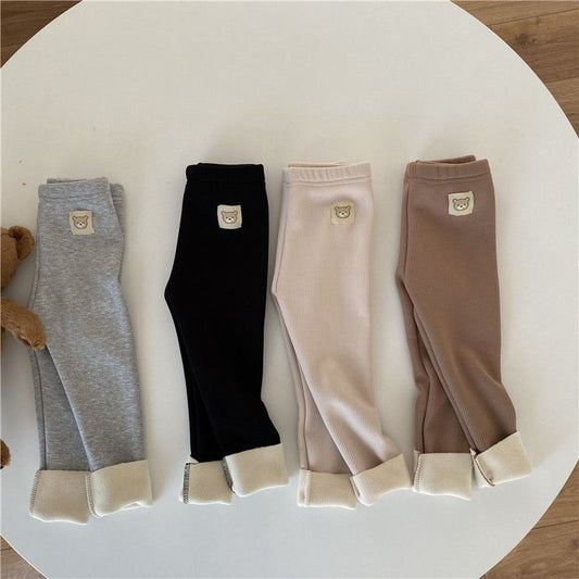 Girls’ Fleece-Lined Leggings – Cozy Everyday Wear