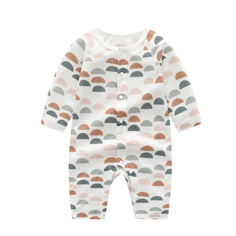 Soft Bamboo Baby Romper – Long Sleeve Unisex Outfit