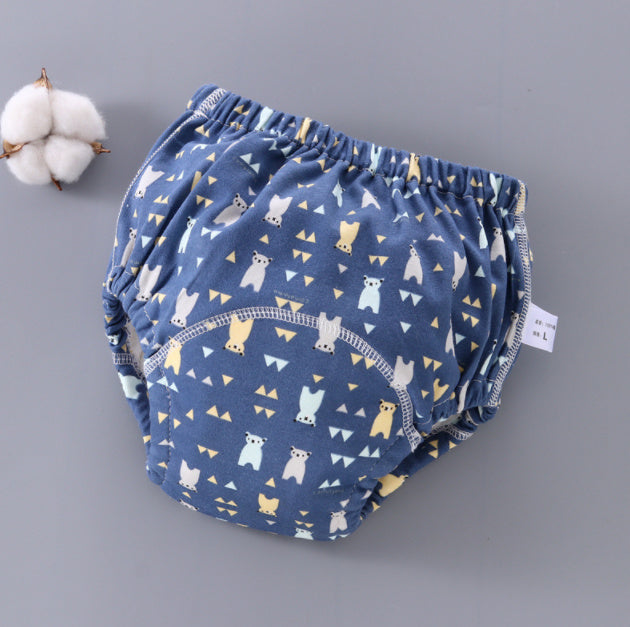 Reusable Baby Training Pants – Soft 6-Layer Washable Cover