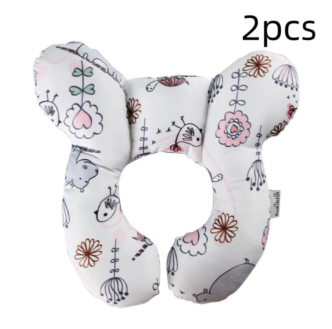 U-Shaped Baby Pillow – Neck & Head Support for Strollers & Car Seats