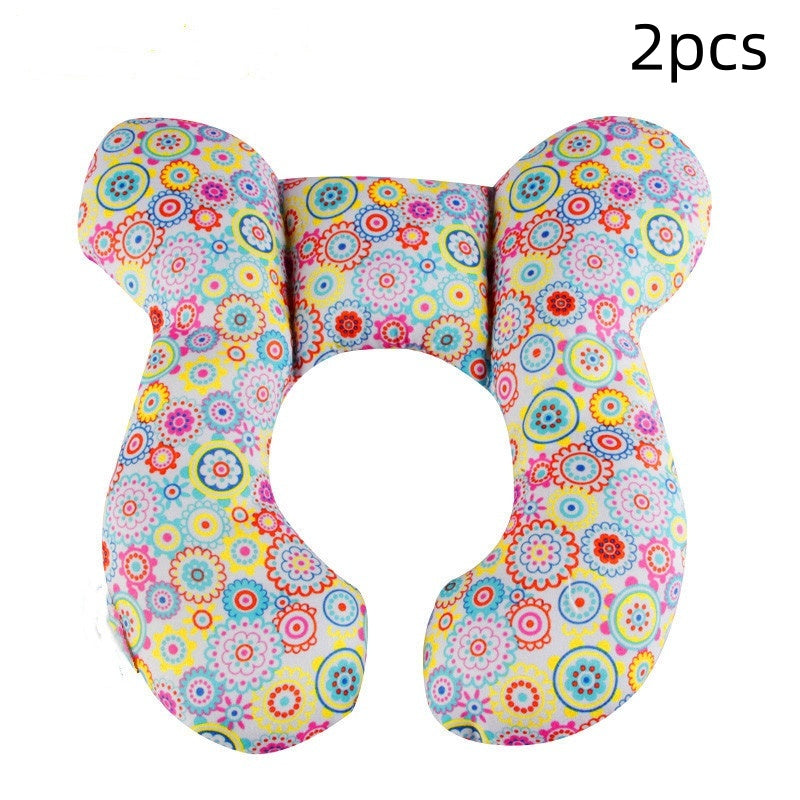 U-Shaped Baby Pillow – Neck & Head Support for Strollers & Car Seats