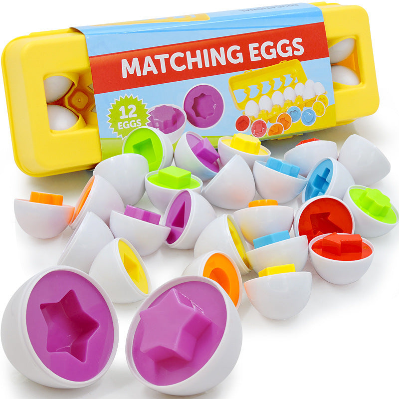 Montessori Egg Shape Sorting Toy – Children's Learning Game