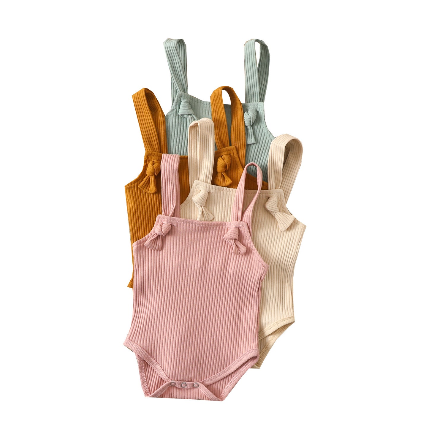 Sleeveless Cotton Baby Romper – Summer Outfit