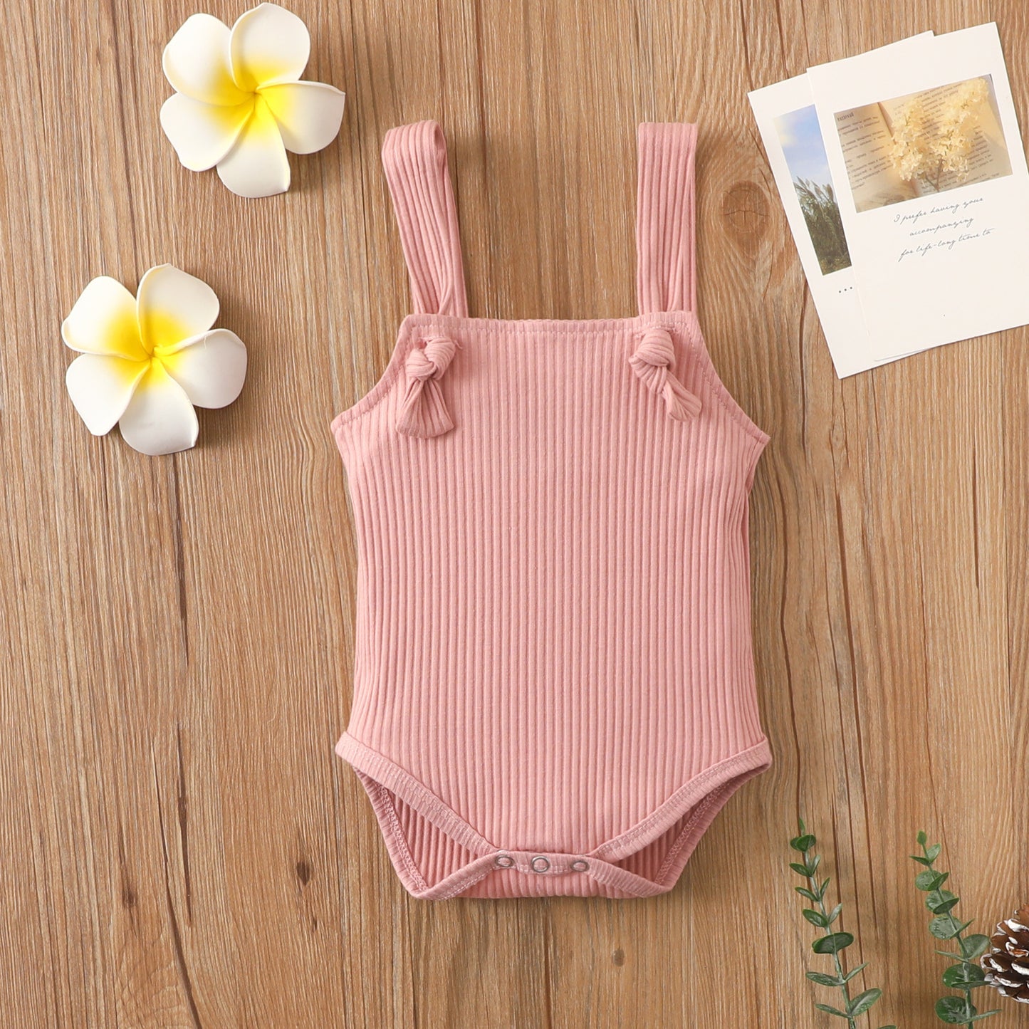 Sleeveless Cotton Baby Romper – Summer Outfit