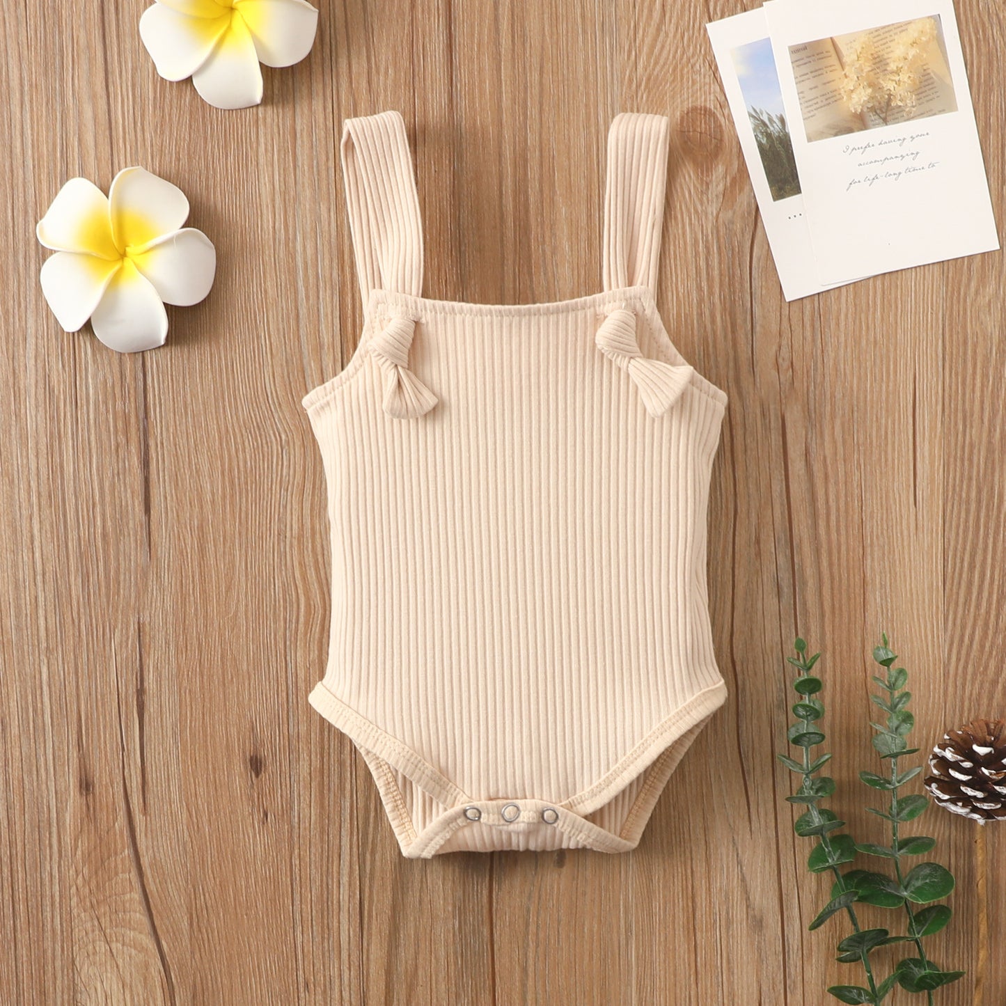 Sleeveless Cotton Baby Romper – Summer Outfit
