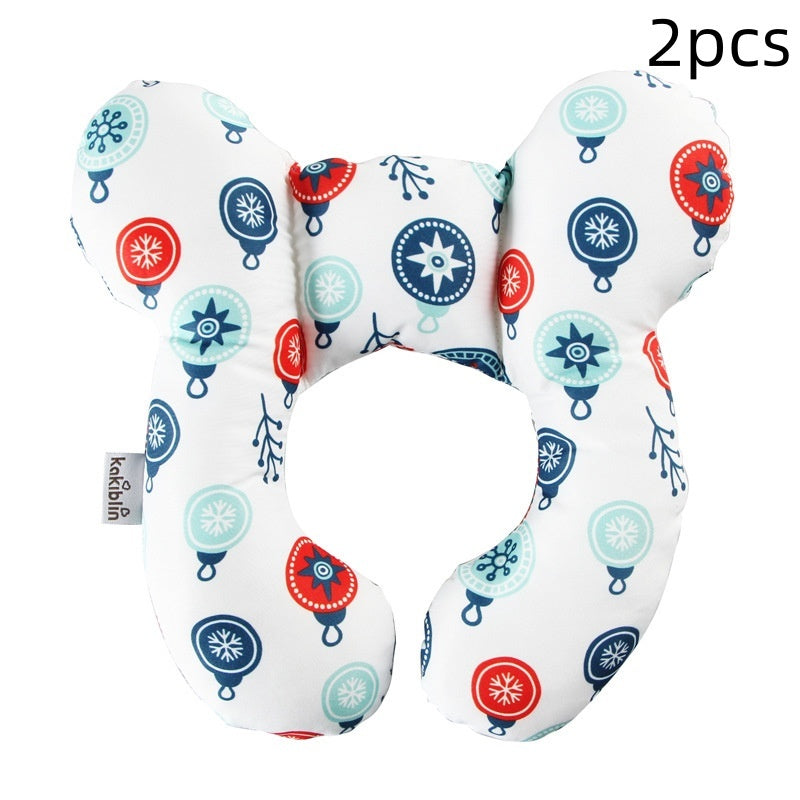 U-Shaped Baby Pillow – Neck & Head Support for Strollers & Car Seats