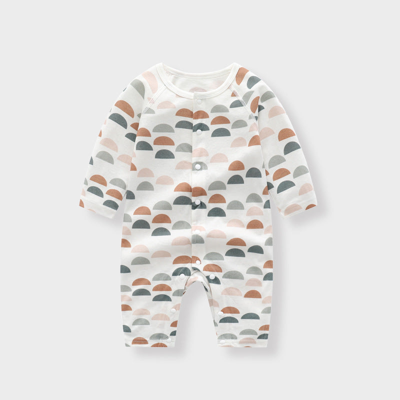 Soft Bamboo Baby Romper – Long Sleeve Unisex Outfit
