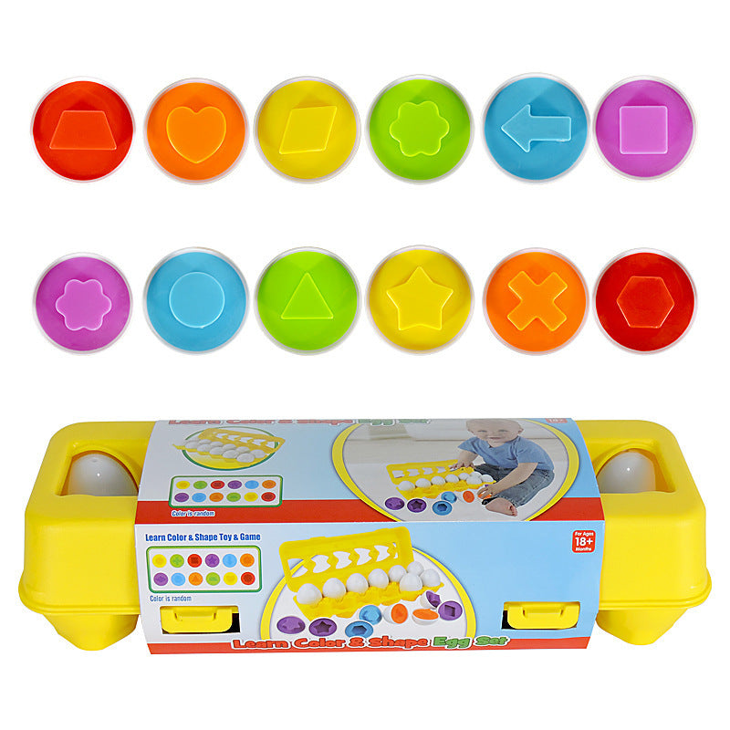 Montessori Egg Shape Sorting Toy – Children's Learning Game