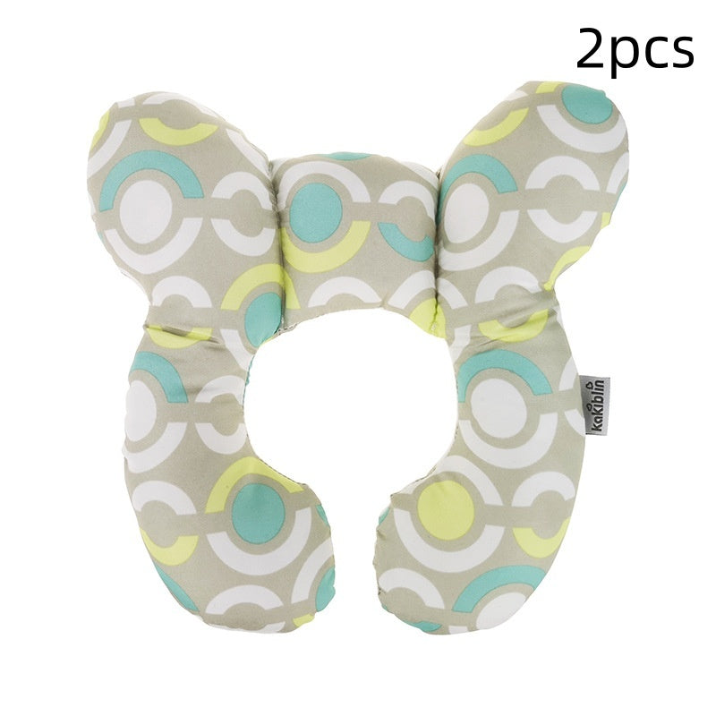U-Shaped Baby Pillow – Neck & Head Support for Strollers & Car Seats