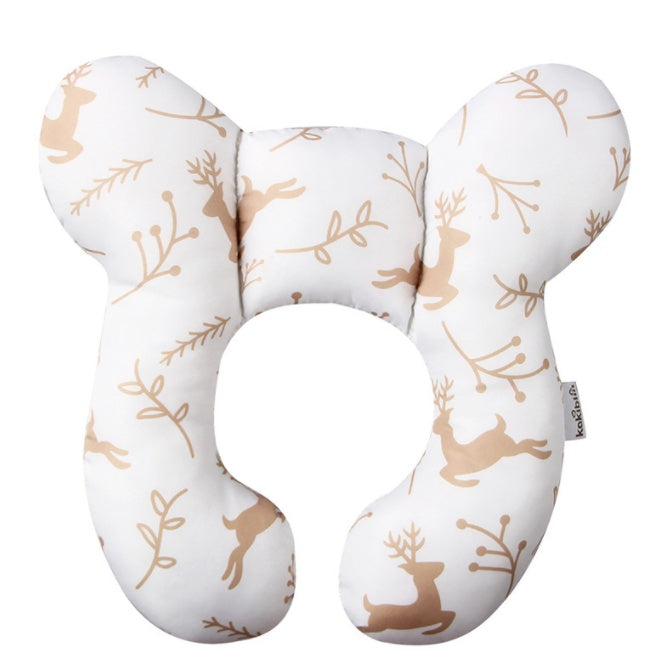 U-Shaped Baby Pillow – Neck & Head Support for Strollers & Car Seats