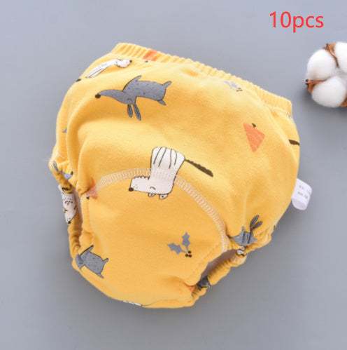 Reusable Baby Training Pants – Soft 6-Layer Washable Cover