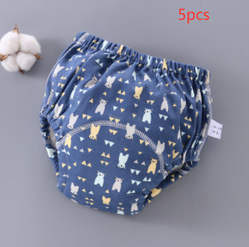 Reusable Baby Training Pants – Soft 6-Layer Washable Cover