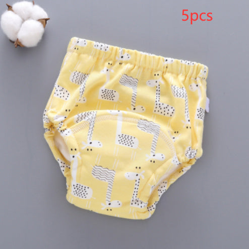 Reusable Baby Training Pants – Soft 6-Layer Washable Cover
