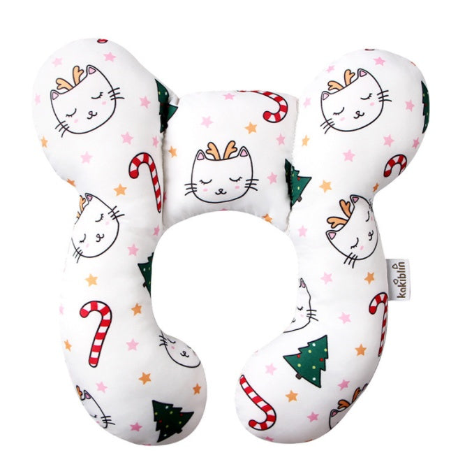 U-Shaped Baby Pillow – Neck & Head Support for Strollers & Car Seats